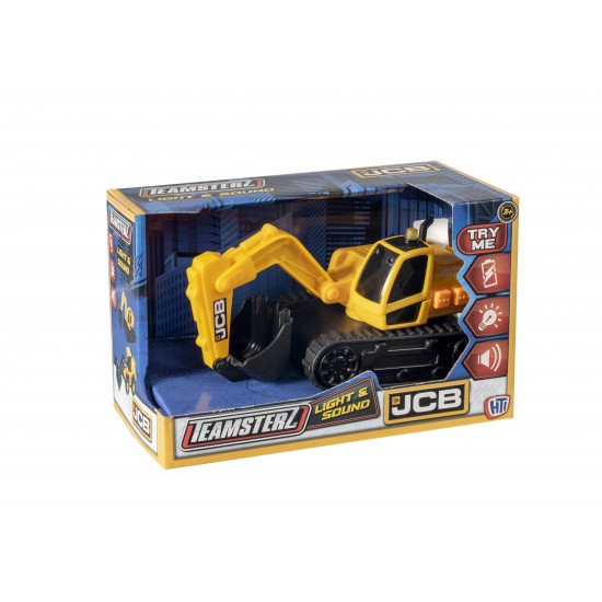 TEAMSTERZ JCB Mazs ekskavators ar gaismu un skaņu, 1416621.V19 TEAMSTERZ JCB Mazs ekskavators ar gaismu un skaņu, 1416621.V19