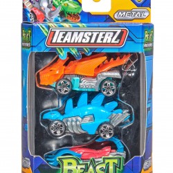 TEAMSTERZ Beast Machine automašīnu 3-paka, 7,5 cm, 1417545T