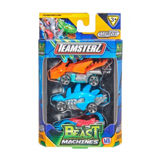 TEAMSTERZ Beast Machine automašīnu 3-paka, 7,5 cm, 1417545T TEAMSTERZ Beast Machine automašīnu 3-paka, 7,5 cm, 1417545T