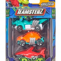 TEAMSTERZ Beast Machine automašīnu 3-paka, 7,5 cm, 1417545T