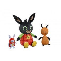BING & FRIENDS Bing, Flop un Hoppity interaktīvās mīkstās rotaļlietas, BG2410