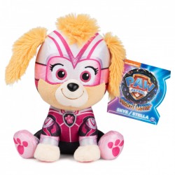 PAW PATROL Mighty Pups Movie plīša mīkstā rotaļlieta Skye, 15 cm, 6068114