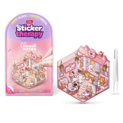 STICKER THERAPY Kawaii Kitties uzlīmju komplekts, 80 gab. 18001Z