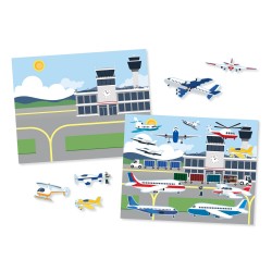 MELISSA & DOUG Atkārtoti lietojamo uzlīmju komplekts – Transportlīdzekļi, 6073161