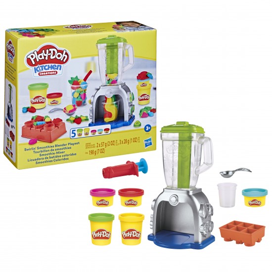 PLAY-DOH Rotaļu komplekts Virpuļojošo smūtiju belnderis, F9142 PLAY-DOH Rotaļu komplekts Virpuļojošo smūtiju belnderis, F9142
