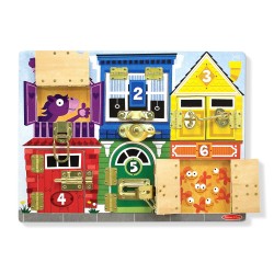 MELISSA & DOUG Slēdzeņu dēlis, 6074869