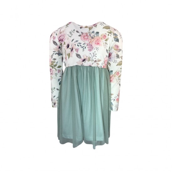 Kleita ar tilla svārku daļu, izmēri 74-92cm AT0006