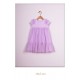 Kleita maigi violeta ar tilla svārku daļu, izmēri 98-122cm, AT0717a Kleita maigi violeta ar tilla svārku daļu, izmēri 98-122cm, AT0717a