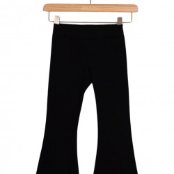 Elastīgas meiteņu bikses melnā krāsā, izmēri 116-128cm, AT632