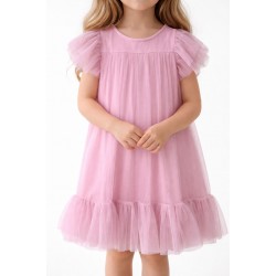 Kleita tilla rozā, izmēri 128-146cm, AT0743b