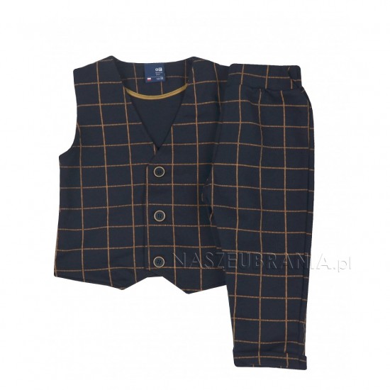 Komplekts zēniem, trikotāžas veste un bikses, izmēri 74-86cm, GT-9587 Komplekts zēniem, trikotāžas veste un bikses, izmēri 74-86cm, GT-9587