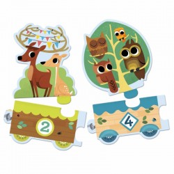 DJECO Izglītojoša puzle - Es skaitu (20 gab.), DJ08194