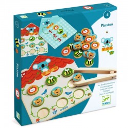 DJECO Izglītojoša skaitīšanas spēle - Pinstou, DJ01627
