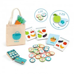 DJECO Lomu spēle - Lejas un Milo mazais tirdziņš, DJ05517