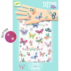 DJECO Tetovējumi – Taurenīši (50+ tetovējumu), DJ09249