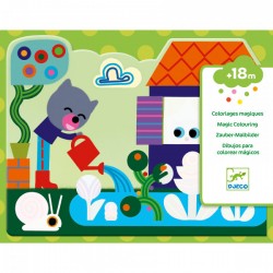 DJECO Krāsošana ar ūdeni - Dārzā, DJ09063