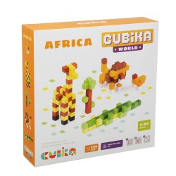 Koka mozaīkas 3D koka konstruktors Cubika World "Āfrika", 15306