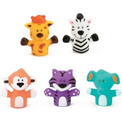 Ludi Pirkstiņlelles - rotaļlieta leļļu teātrim Finger Puppets Jungle 30074