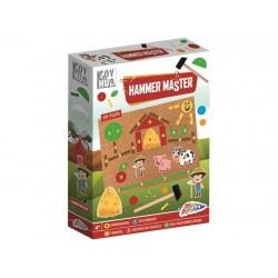 Grafix Attīstoša spēle ar āmuru un nagliņām "Ferma" Hammer Tap Farm 17x22cm HATI/GE
