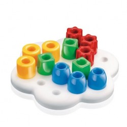 Quercetti  Mozaīka - konstruktors Geokid Chunky Peggy  (4162)