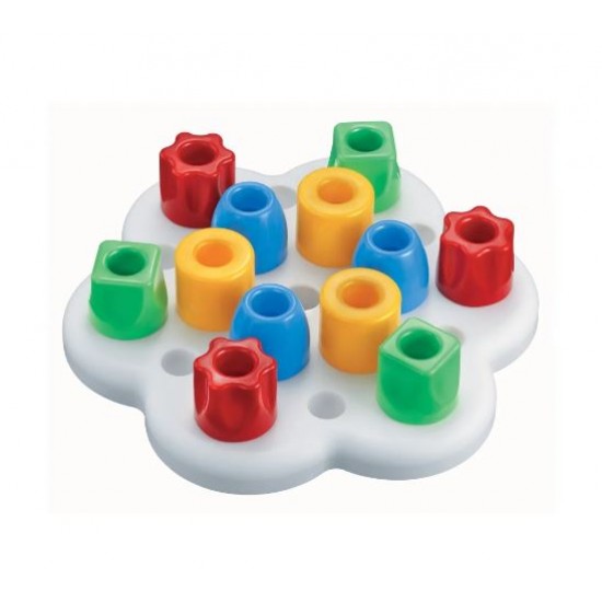 Quercetti  Mozaīka - konstruktors Geokid Chunky Peggy  (4162)