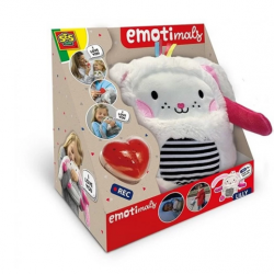 Attīstoša rotaļlieta ar atskaņotāju SES Emotimals Plush Soft Toy Lilly with sound recordings 23x25cm 14462