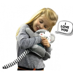Attīstoša rotaļlieta ar atskaņotāju SES Emotimals Plush Soft Toy Mika with sound recordings 23x25cm 14464