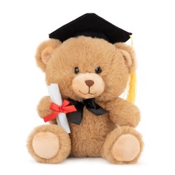 AMEK MīkstĀ rotaļlieta lācis dāvana absolventam Bear Graduate Brown 60127