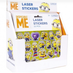 Uzlīmes Despicable Me/Minions Laser Stickers 22pcs 30262