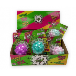 Antistresa burbuļu spēle Fidget Poptrix Popper Ball 6,5cm assorted SMPB001
