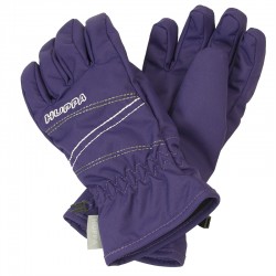 HUPPA starpsezonas cimdi pirkstaiņi ar 40g siltinājumu KEREN tumši violeti 81680004-70073