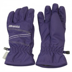 HUPPA starpsezonas cimdi pirkstaiņi ar 40g siltinājumu KEREN tumši violeti 81680004-70073