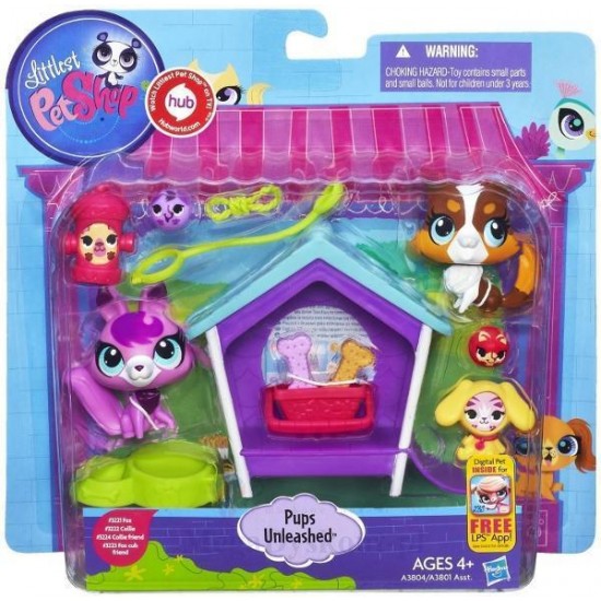 Littlest Pet Shop Mini komplekts ar ripojošiem mīluļiem, sortimentā Littlest Pet Shop Mini komplekts ar ripojošiem mīluļiem, sortimentā