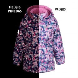 LENNE starpsezonas jaka - parka meitenēm ar 45gr siltinājumu SANNA 23225/3600 Izmēri 104 - 134cm