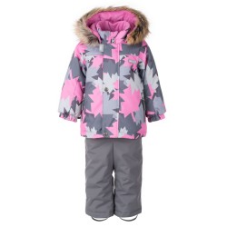 LENNE ziemas kombinezons meitenēm jaka + bikses LEAF 23316/1290 Izmēri 74-98cm