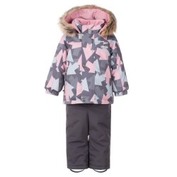 LENNE ziemas kombinezons meitenēm jaka + bikses LEAF 24316/1755 Izmēri 74-98cm