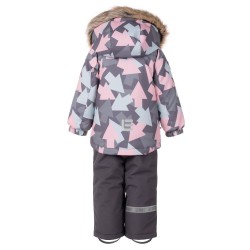 LENNE ziemas kombinezons meitenēm jaka + bikses LEAF 24316/1755 Izmēri 74-98cm