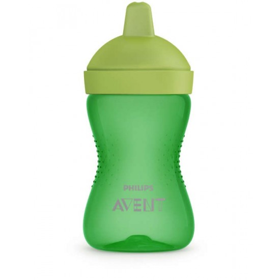 PHILIPS AVENT MY GRIPPY MĀCĪBU KRŪZĪTE AR CIETU SNĪPI 300ML, 18M+, ZAĻA, SCF804/03 PHILIPS AVENT MY GRIPPY MĀCĪBU KRŪZĪTE AR CIETU SNĪPI 300ML, 18M+, ZAĻA, SCF804/03