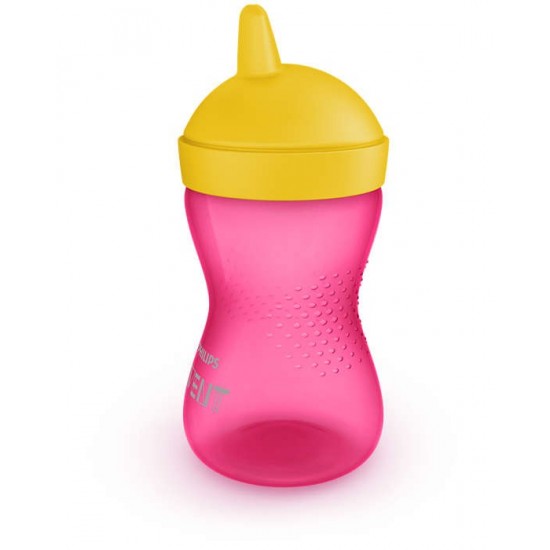PHILIPS AVENT MY GRIPPY MĀCĪBU KRŪZĪTE AR CIETU SNĪPI 300ML, 18M+, ROZĀ, SCF804/04 PHILIPS AVENT MY GRIPPY MĀCĪBU KRŪZĪTE AR CIETU SNĪPI 300ML, 18M+, ROZĀ, SCF804/04