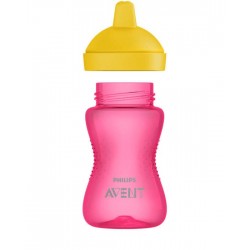 PHILIPS AVENT MY GRIPPY MĀCĪBU KRŪZĪTE AR CIETU SNĪPI 300ML, 18M+, ROZĀ, SCF804/04