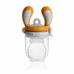 Kidsme Food Feeder bērna ēdināšanas ierīce cietiem produktiem (liels), Amber, no 6 mēn., 160337AM