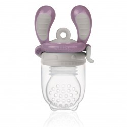 Kidsme Food Feeder bērna ēdināšanas ierīce cietiem produktiem (liels), Plum, no 6 mēn., 160337PL
