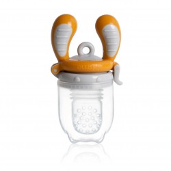 Kidsme Food Feeder bērna ēdināšanas ierīce cietiem produktiem (vidējs), Amber, no 4 mēn., 160350AM