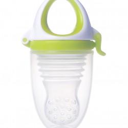 Kidsme Food Feeder Plus bērna ēdināšanas ierīce no 6 mēn, Lime, 160361LI