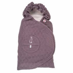 LODGER WRAPPER FOLKLORE FLEECE IETINAMĀ SEDZIŅA 2 IN 1, MAUVE, WPF 330