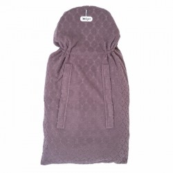 LODGER WRAPPER FOLKLORE FLEECE IETINAMĀ SEDZIŅA 2 IN 1, MAUVE, WPF 330
