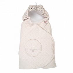 LODGER WRAPPER FOLKLORE FLEECE IETINAMĀ SEDZIŅA 2 IN 1, BIRCH, WPF 599
