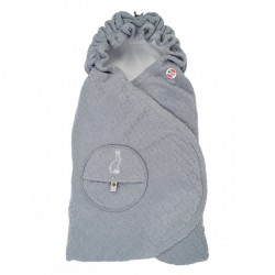 LODGER WRAPPER FOLKLORE FLEECE IETINAMĀ SEDZIŅA 2 IN 1, DRIZZLE, WPF 629