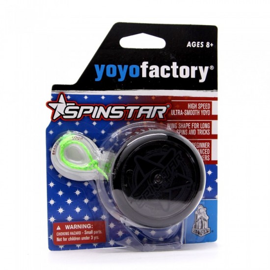 YoYoFactory YO-YO SPINSTRAR iesācējiem/ar iemaņām, melns, YO 442 YoYoFactory YO-YO SPINSTRAR iesācējiem/ar iemaņām, melns, YO 442