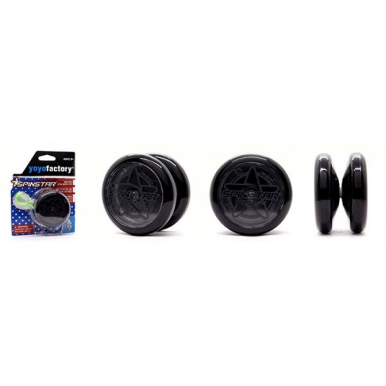 YoYoFactory YO-YO SPINSTRAR iesācējiem/ar iemaņām, melns, YO 442 YoYoFactory YO-YO SPINSTRAR iesācējiem/ar iemaņām, melns, YO 442